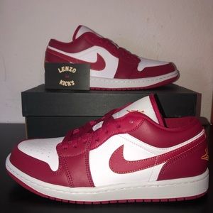 Jordan 1 Low “Cardinal” Size 8.5 Men